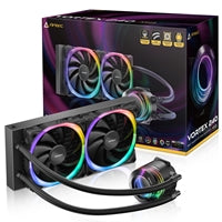 ANTEC Vortex 240 ARGB AiO Liquid CPU Cooler - 240mm Black ANTEC Vortex 240 ARGB AiO Liquid CPU Cooler - 240mm Black